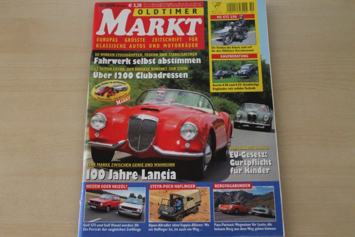 Deckblatt Oldtimer Markt (10/2006)
